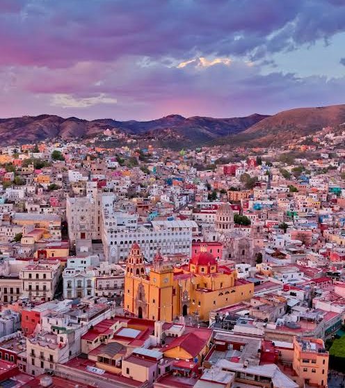 Guanajuato at dusk