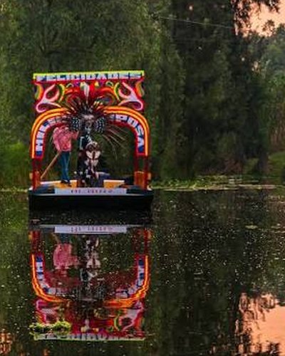 Trajinera at Xochimilco