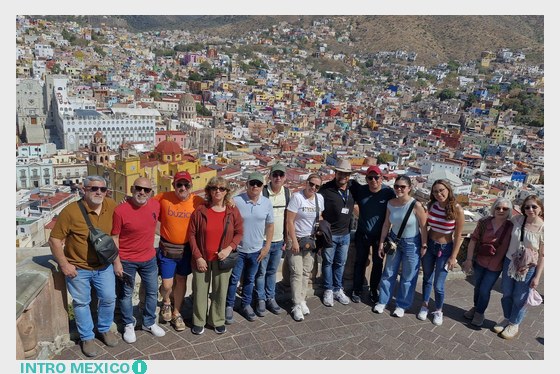 Panoramic view of Guanajuato from the overlook