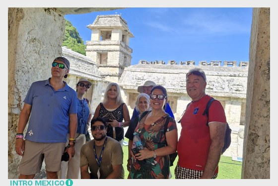 Group at the Palace of Palenque