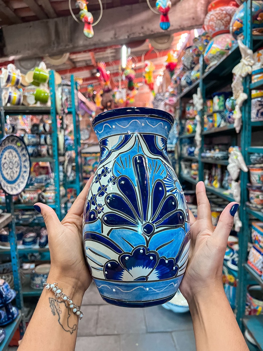 Talavera pottery in Puebla